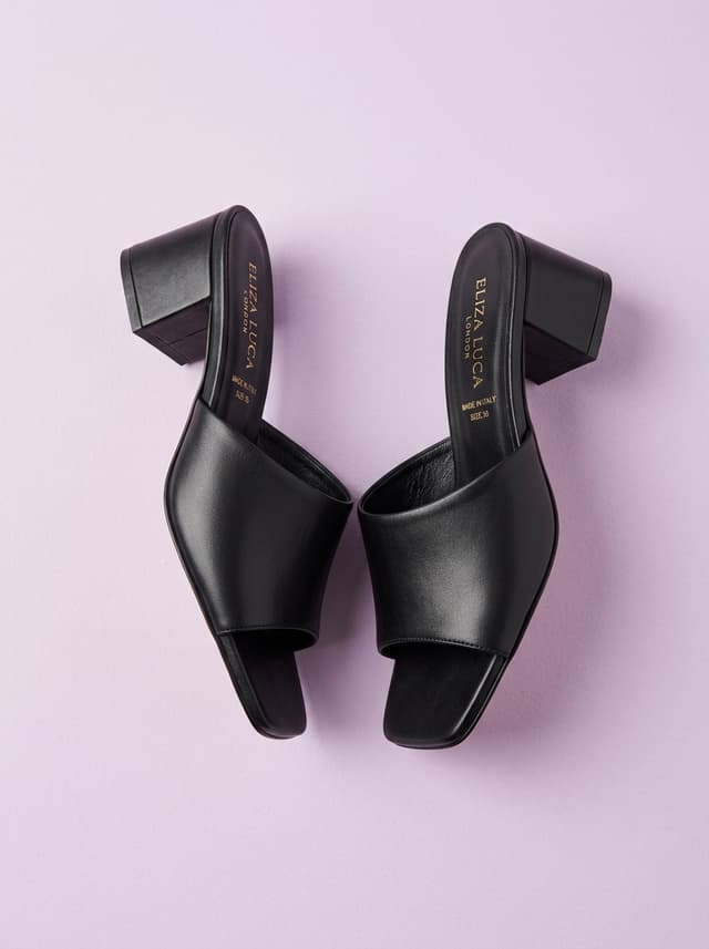 Square Toe Block Heel