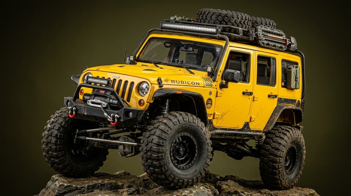 1:10 Heavy-Duty Off-Road Series Jeep Crawler