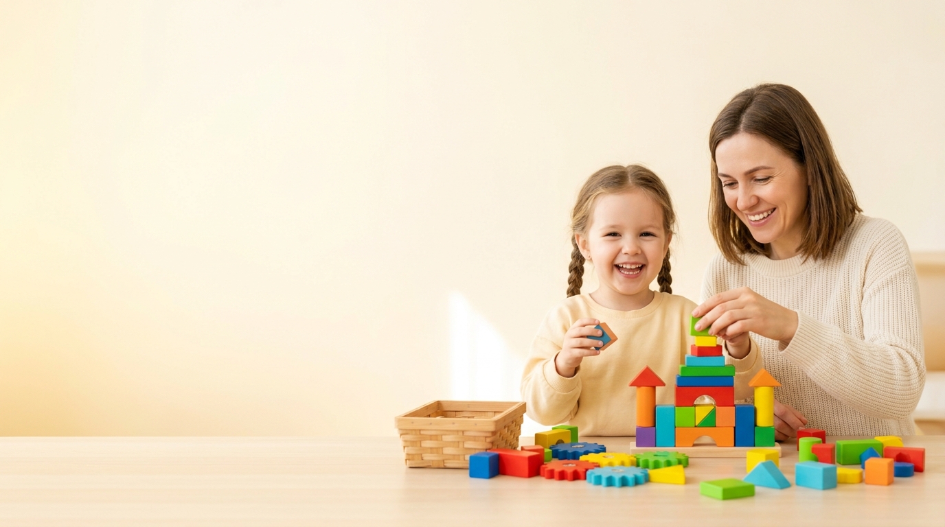 Montessori Wooden Shape Sorter & Stacking Tower
